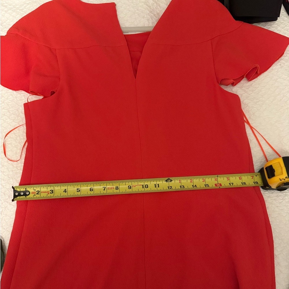 Gently used Trina Turk Orange Splash dress size 10 - Picture 11 of 13